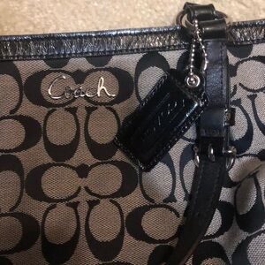 Used Coach Bag. Black